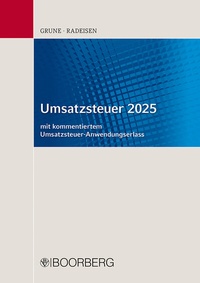 Abbildung von: Umsatzsteuer 2025 - Boorberg