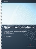 Cover: Gesamtkostentabelle - Deutscher Anwaltverlag