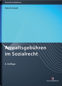 Abbildung von: Anwaltsgebühren im Sozialrecht - Deutscher Anwaltverlag