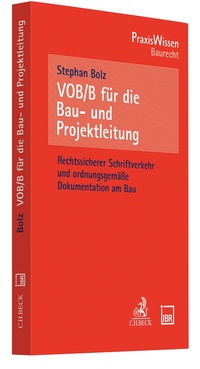 Enlarge image Cover: VOB/B für die Bau- und Projektleitung - C.H.BECK