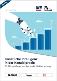 Abbildung von: Künstliche Intelligenz in der Kanzleipraxis - FFI-Verlag