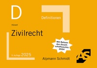 Enlarge image Cover: Definitionen Zivilrecht - Alpmann Schmidt