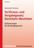 Bild: Tariftreue- und Vergabegesetz Nordrhein-Westfalen - Deutscher Gemeindeverlag