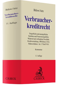 Abbildung von: Verbraucherkreditrecht - C.H.BECK