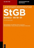 Abbildung von: Leipziger Kommentar - StGB - De Gruyter