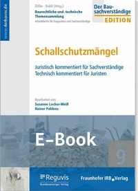 Abbildung von: Schallschutzmängel (E-Book) - Reguvis Fachmedien