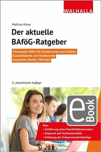 Abbildung von: Der aktuelle BAföG-Ratgeber - Walhalla