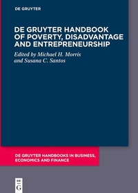 Abbildung von: De Gruyter Handbook of Poverty, Disadvantage and Entrepreneurship - De Gruyter