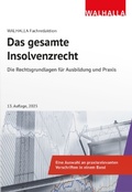 Abbildung von: Das gesamte Insolvenzrecht  - Walhalla
