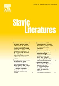 Abbildung von: Slavic Literatures - Elsevier