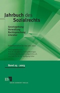 Cover: Jahrbuch des Sozialrechts. Dokumentation f&uuml;r das Jahr 2003 - Erich Schmidt Verlag