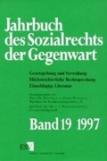 Cover: Jahrbuch des Sozialrechts. Dokumentation f&uuml;r das Jahr 1996 - Erich Schmidt Verlag