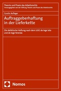 Cover: Auftraggeberhaftung in der Lieferkette - Nomos