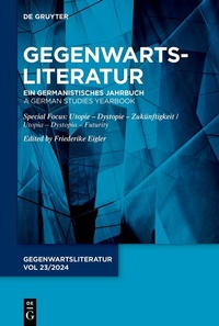 Abbildung von: Gegenwartsliteratur: Ein germanistisches Lehrbuch - De Gruyter