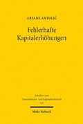 Abbildung von: Fehlerhafte Kapitalerhöhungen - Mohr Siebeck
