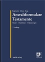 Cover: Anwaltformulare Testamente - Zerb
