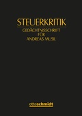 Cover: Steuerkritik - Otto Schmidt Verlag