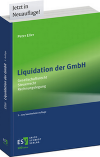Abbildung von: Liquidation der GmbH - Erich Schmidt Verlag