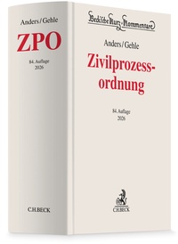 Abbildung von: Zivilprozessordnung: ZPO - C.H.BECK