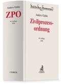 Cover: Zivilprozessordnung: ZPO - C.H.BECK