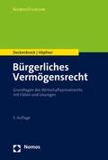 Cover: B&uuml;rgerliches Verm&ouml;gensrecht - Nomos