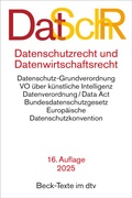Cover: Datenschutzrecht: DatSchR  - dtv