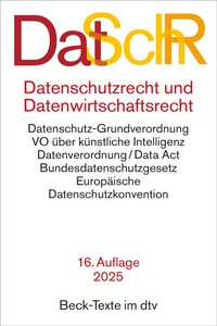 Enlarge image Cover: Datenschutzrecht: DatSchR - dtv