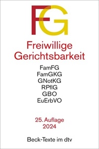 Abbildung von: Freiwillige Gerichtsbarkeit: FG - dtv