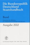 Cover: Staatshandbuch Bund 2003/2004 - Carl Heymanns Verlag