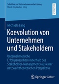 Cover: Koevolution von Unternehmen und Stakeholdern - Springer Gabler