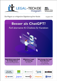 Abbildung von: Legal Tech-Magazin 4/24 - FFI-Verlag