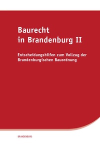 Abbildung von: Baurecht in Brandenburg II - SV SAXONIA