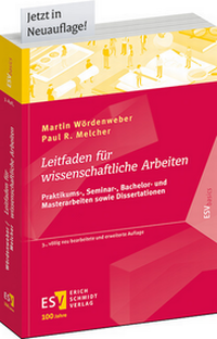 Abbildung von: Leitfaden für wissenschaftliche Arbeiten - Erich Schmidt Verlag