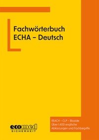 Bild: Fachwörterbuch ECHA - Deutsch - ecomed Storck