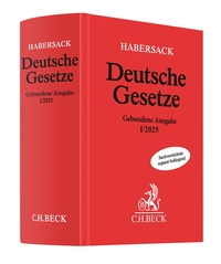 Abbildung von: Deutsche Gesetze Gebundene Ausgabe I/2025 - C.H.BECK