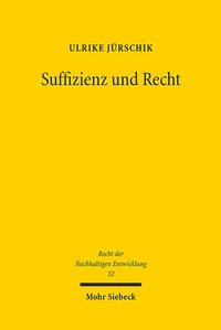 Abbildung von: Suffizienz und Recht - Mohr Siebeck