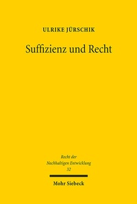 Abbildung von: Suffizienz und Recht - Mohr Siebeck