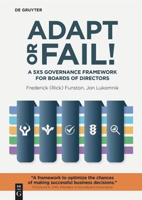 Enlarge image Cover: Adapt or Fail! - De Gruyter