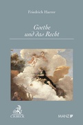 Cover: Goethe und das Recht - Manz