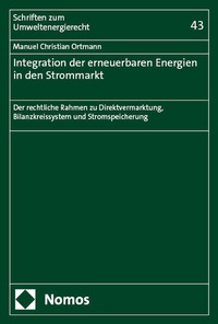 Abbildung von: Integration der erneuerbaren Energien in den Strommarkt - Nomos