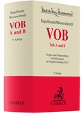 Cover: VOB Teile A und B - C.H.BECK