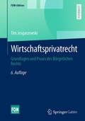 Cover: Wirtschaftsprivatrecht - Springer Gabler
