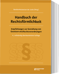 Abbildung von: Handbuch der Rechtsförmlichkeit - Bundesanzeiger