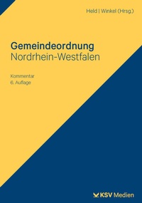 Abbildung von: Gemeindeordnung Nordrhein-Westfalen - Kommunal- und Schul-Verlag