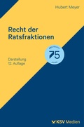 Abbildung von: Recht der Ratsfraktionen - Kommunal- und Schul-Verlag