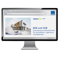 Abbildung von: BGB und VOB Kommentare & Musterbriefe für Architekten, Ingenieure und Behörden - WEKA