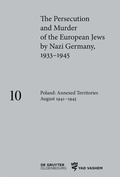 Cover: Poland: Annexed Territories August 1941-1945 - De Gruyter Oldenbourg