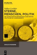 Cover: Sterne, Menschen, Politik - De Gruyter Oldenbourg