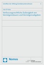 Cover: Verfassungsrechtliche Zulässigkeit von Vermögensteuern und Vermögensabgaben - Nomos