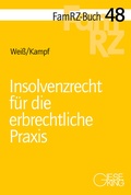 Cover: Insolvenzrecht f&uuml;r die erbrechtliche Praxis - Gieseking